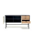 MURANO KM-1 CHEST, COLOR: ARTISAN OAK/BLACK