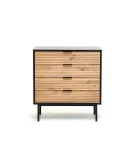 MURANO KM-2 CHEST, COLOR: ARTISAN OAK/BLACK