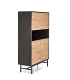 MURANO KM-3 CHEST, COLOR: ARTISAN OAK/BLACK