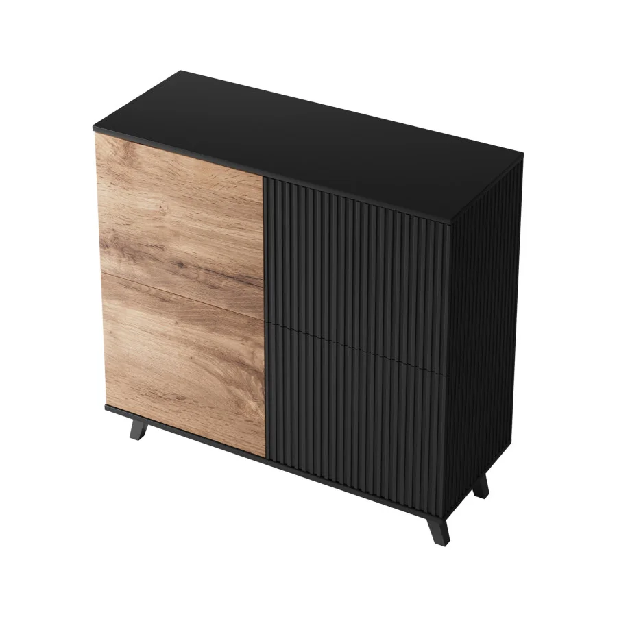 RANDOM KM-2 CHEST, COLOR: WOTAN OAK / BLACK