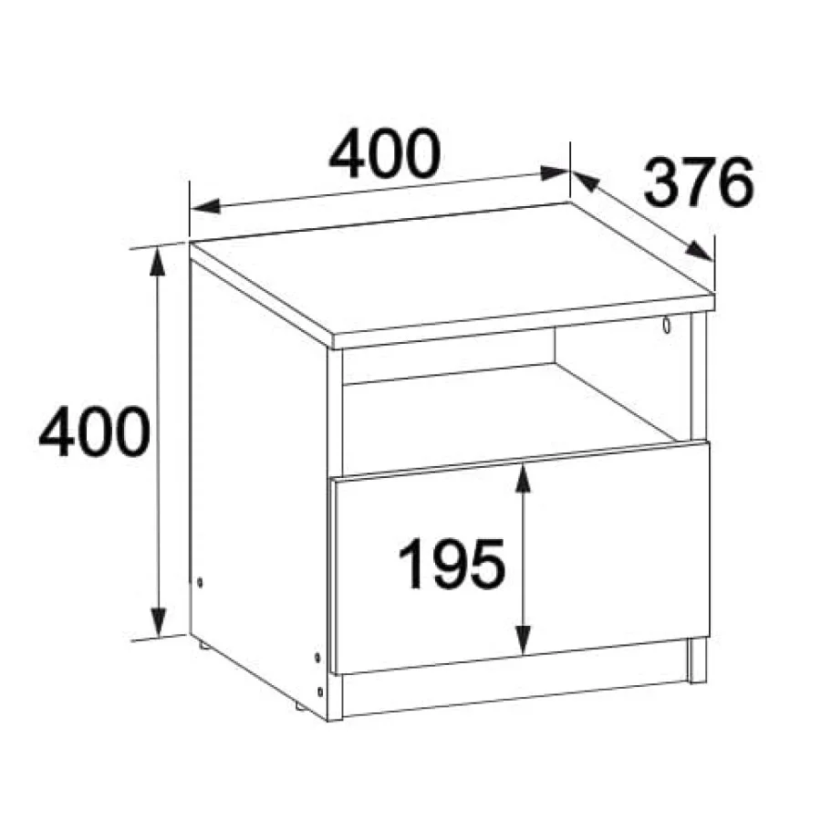 Cabinet Bright 400х376х400 mm