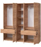 Bright cabinet with mirror 2021x520x2000 mm