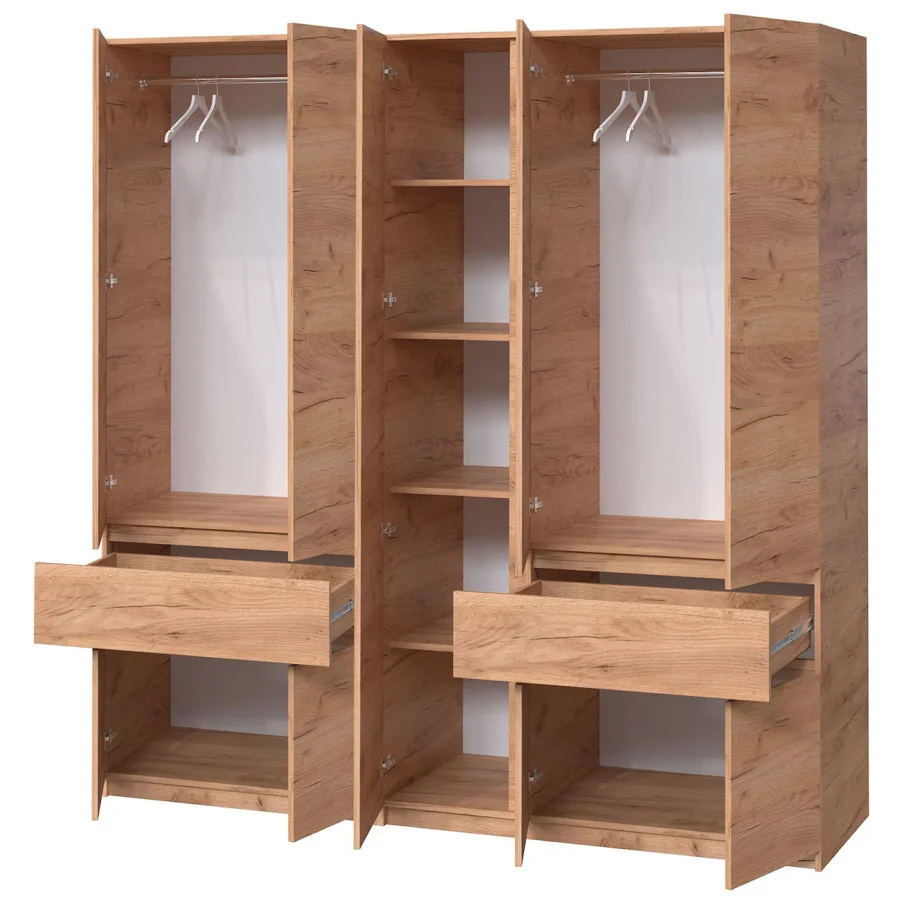 Bright cabinet with mirror 2021x520x2000 mm