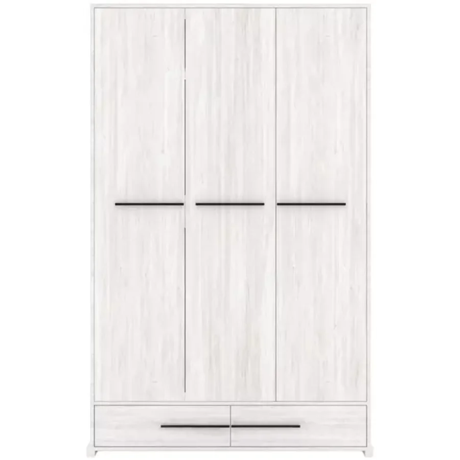 Wardrobe STEMMA SZF3D2S, white