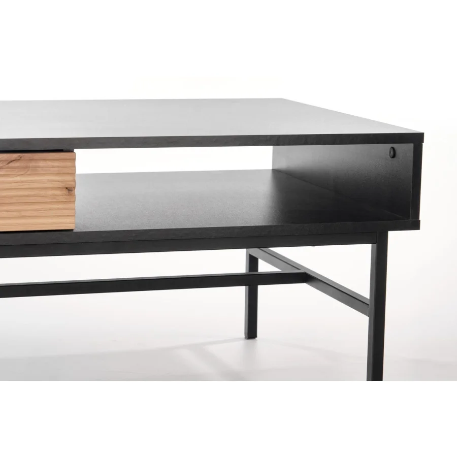MURANO LAW-1 COFFEE TABLE, COLOR: ARTISAN OAK / BLACK