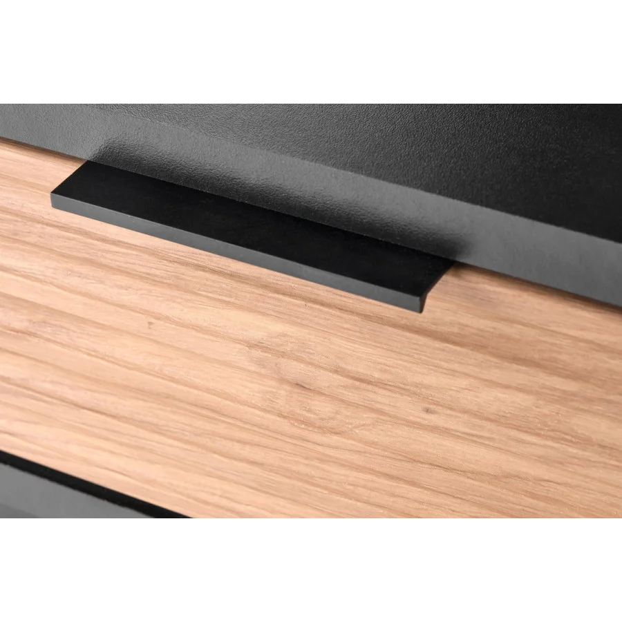 MURANO LAW-1 COFFEE TABLE, COLOR: ARTISAN OAK / BLACK